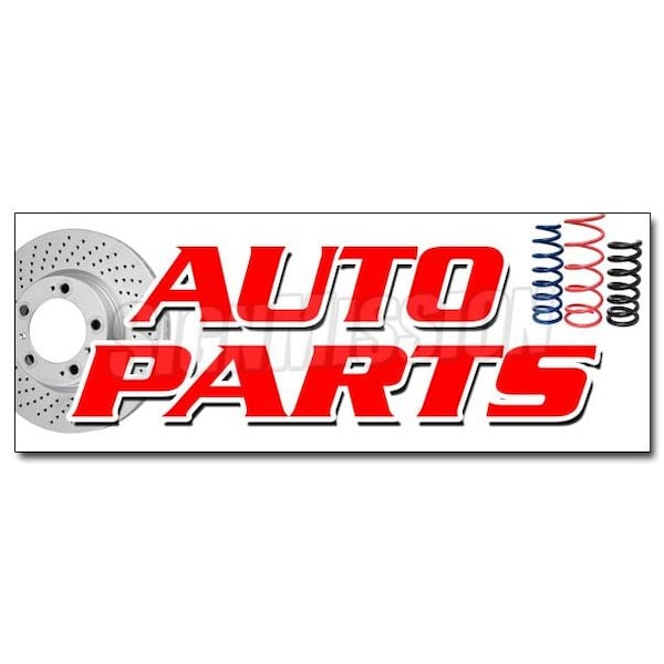 Signmission AUTO PARTS DECAL sticker oem all brands remanufactured overhaul engines, D-36 Auto Parts D-36 Auto Parts - main